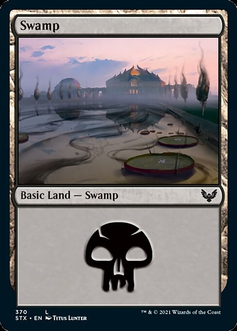 Swamp (370) (Strixhaven) Light Play