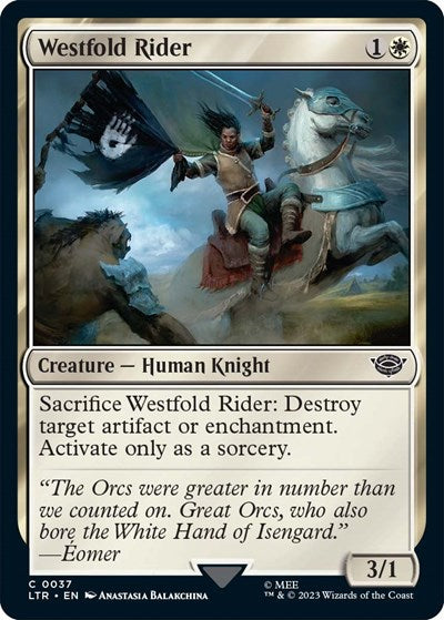 Westfold Rider (Universes Beyond: The Lord of the Rings: Tales of Middle-earth) Light Play