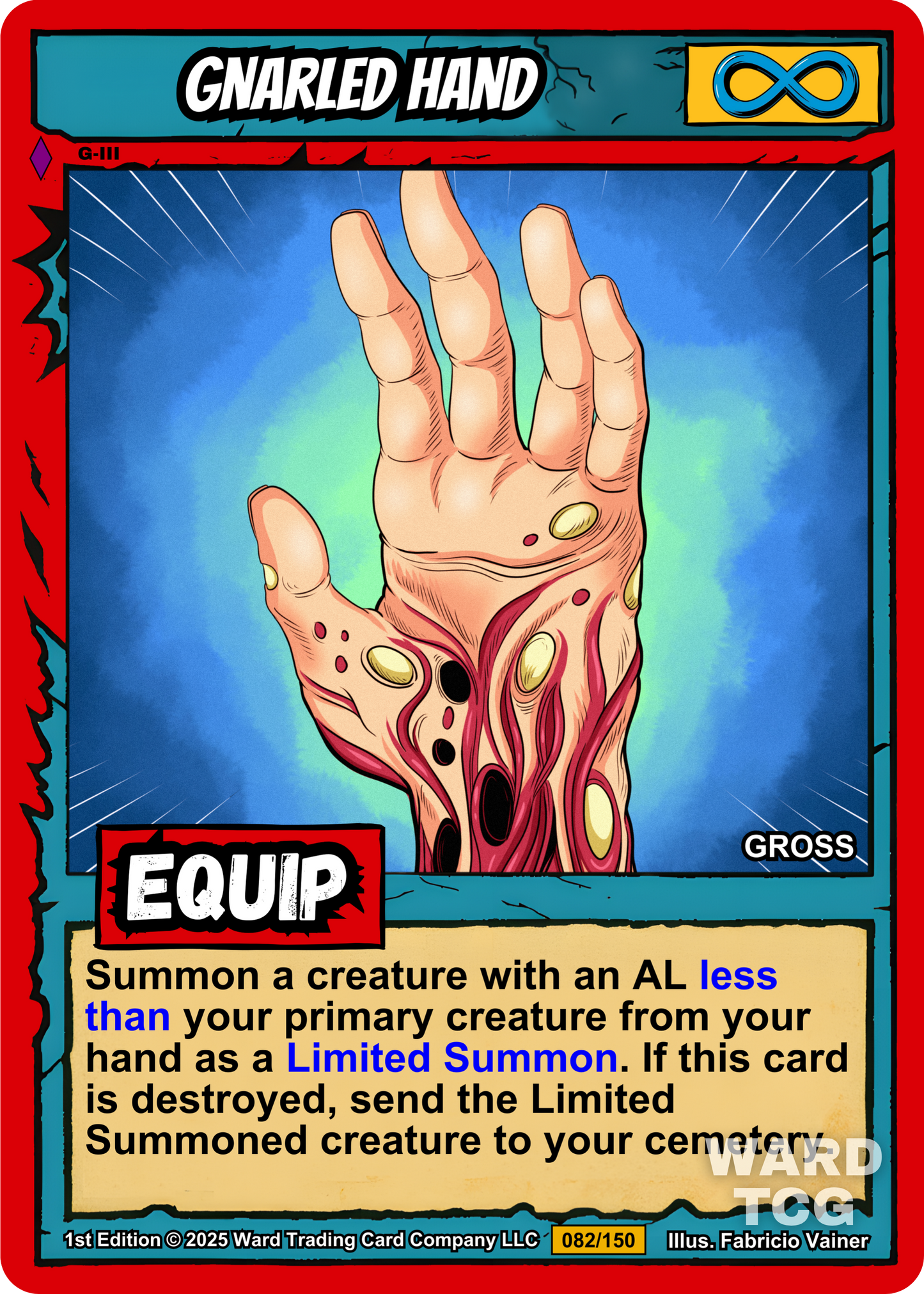 082 Gnarled Hand FOIL - Epic