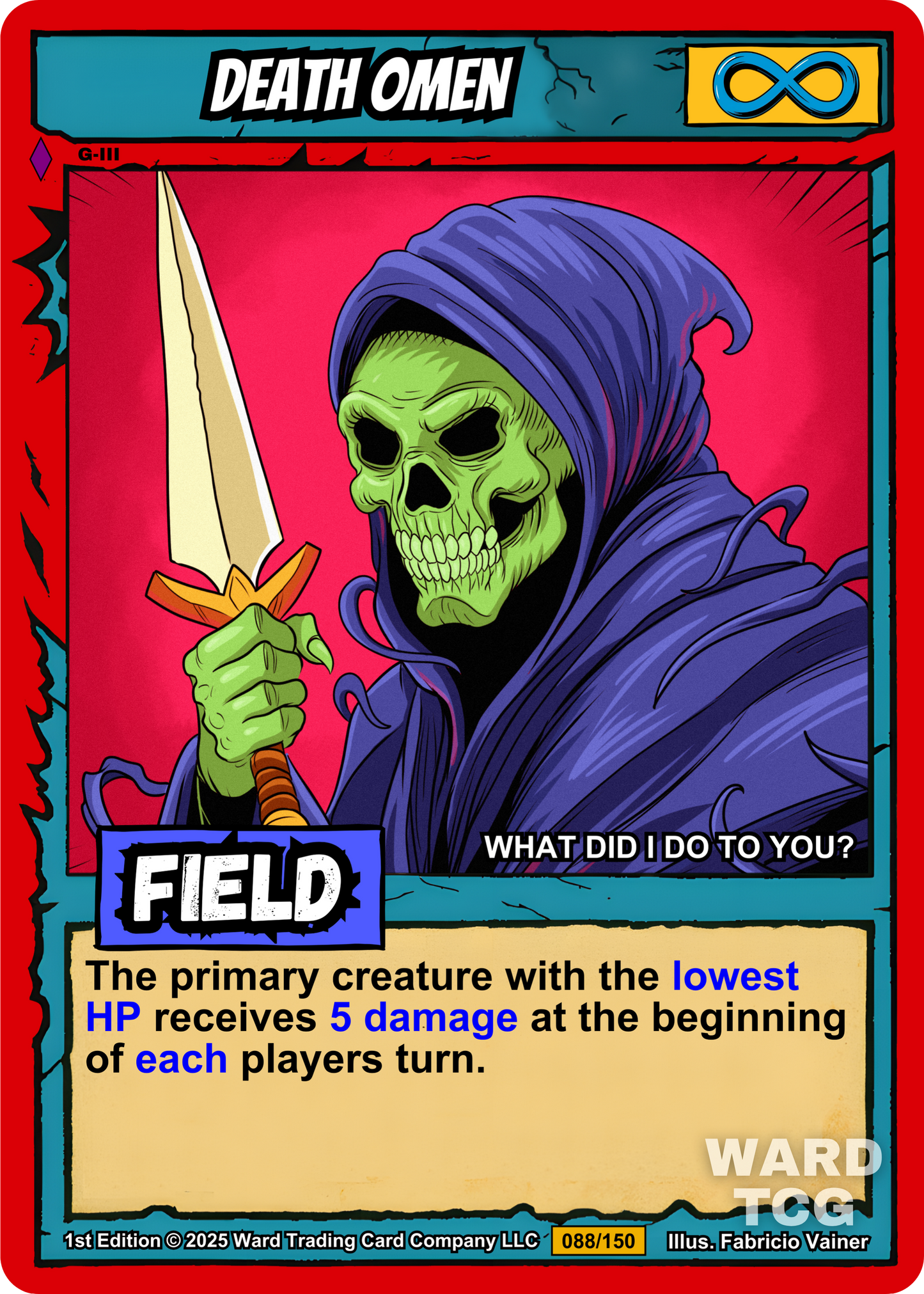 088 Death Omen FOIL - Epic