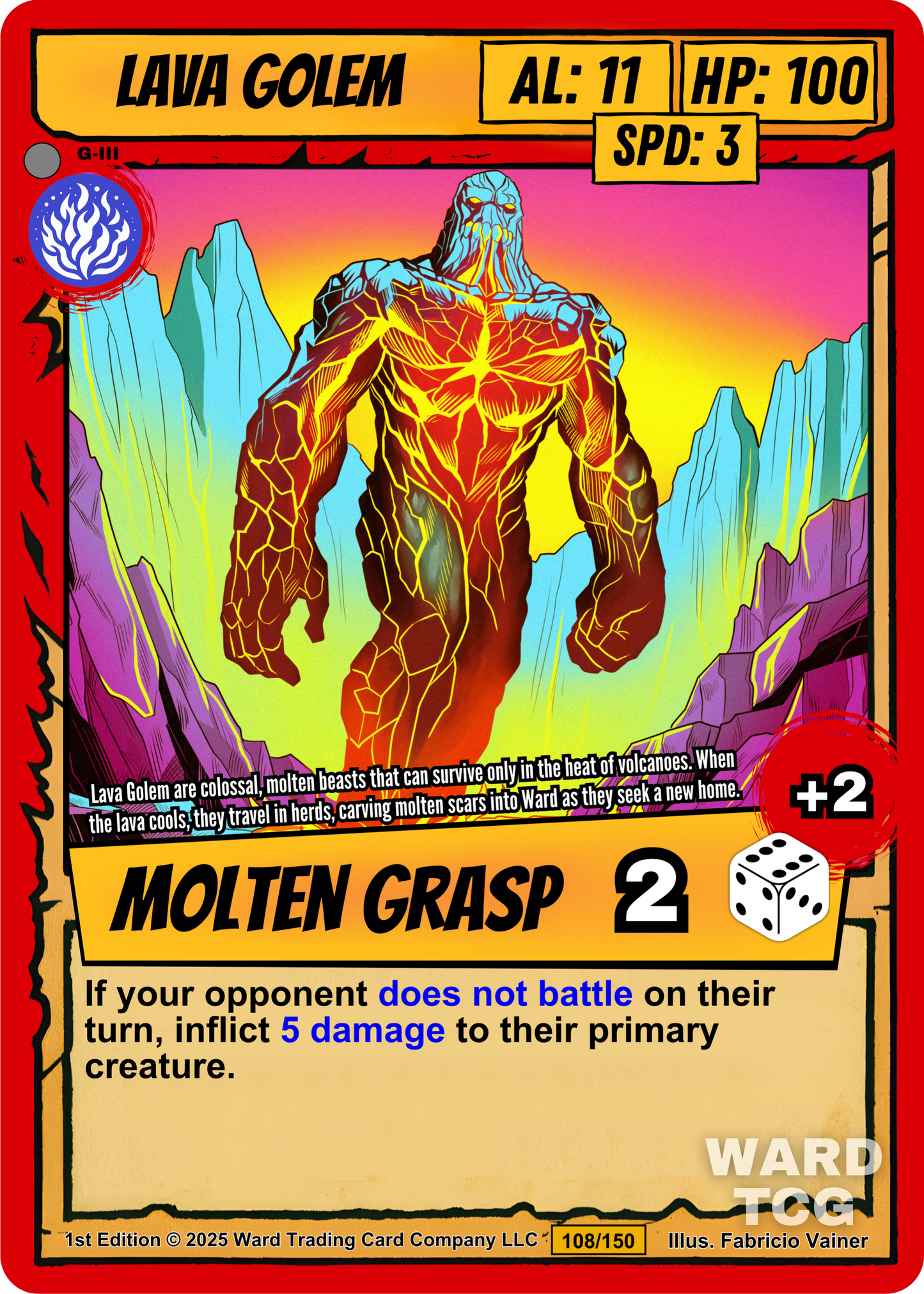 108 Lava Golem - Common