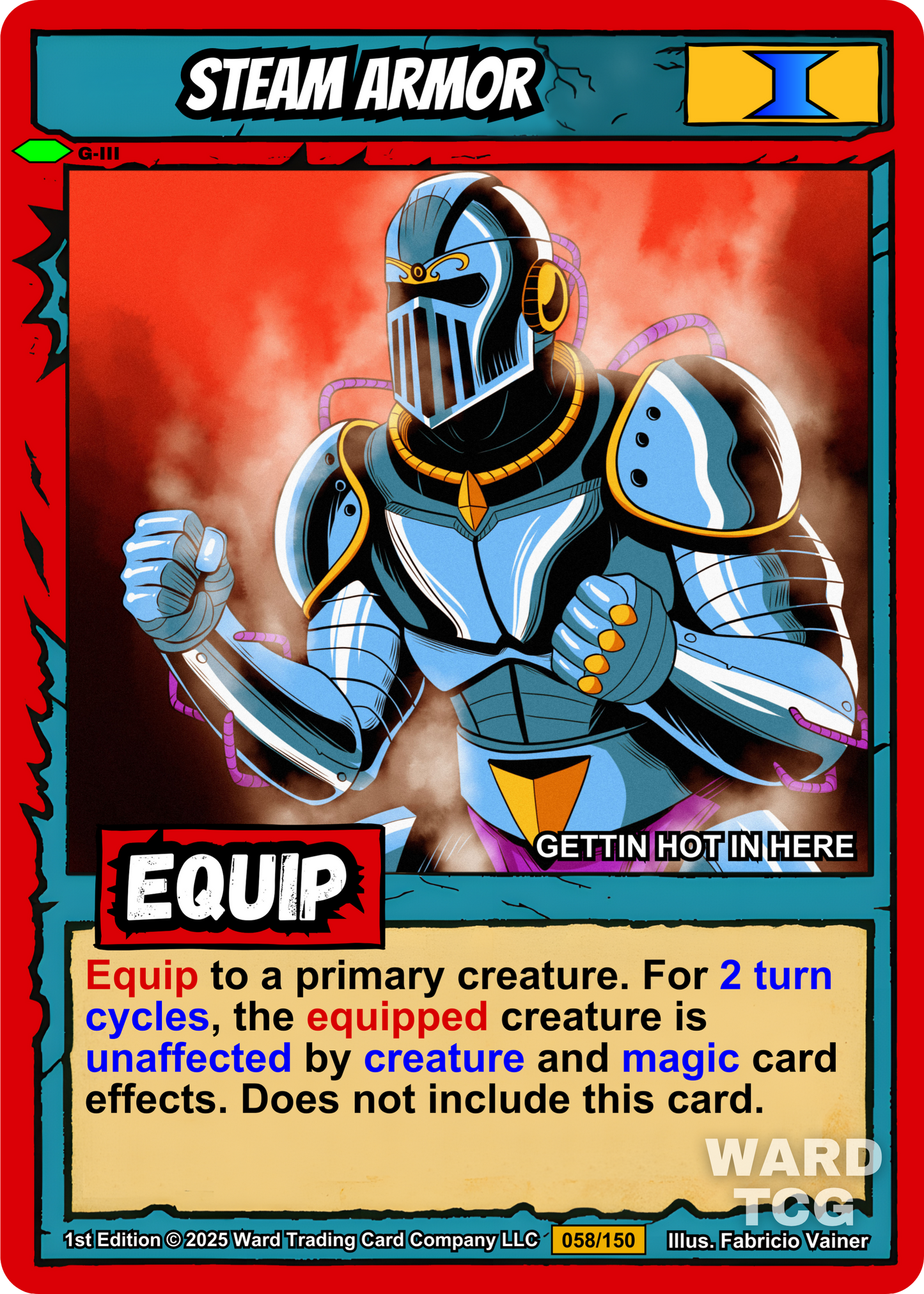 058 Steam Armor FOIL - Uncommon