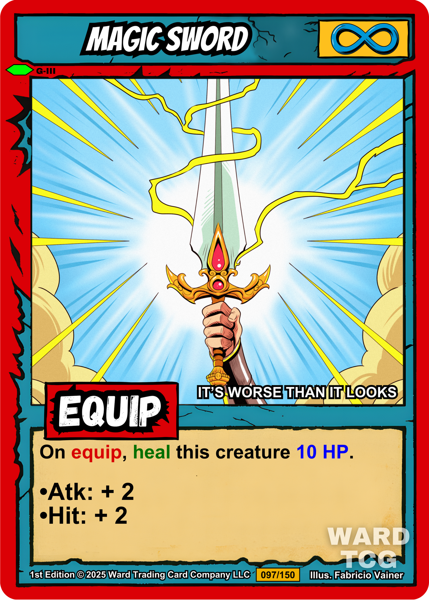 097 Magic Sword FOIL - Uncommon