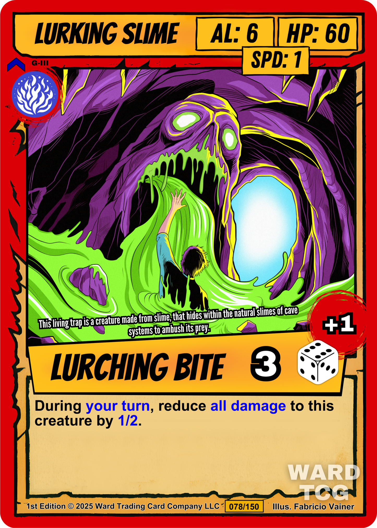 078 Lurking Slime FOIL - Rare