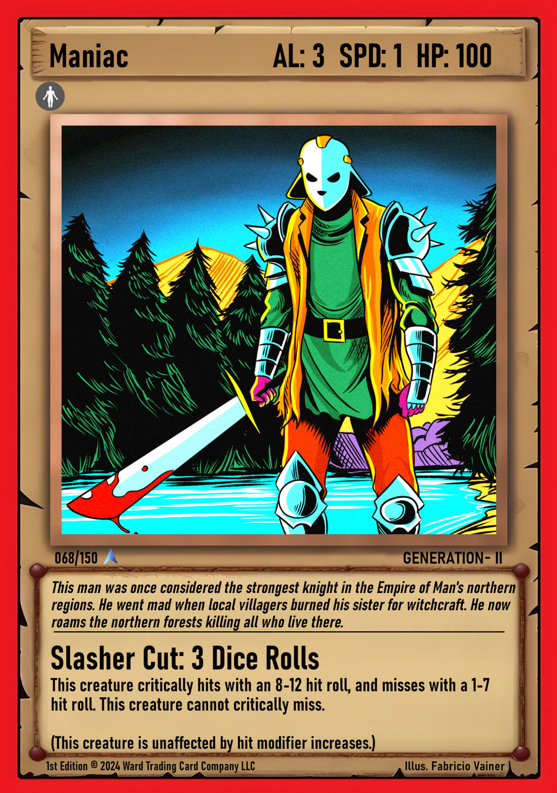 068 Maniac FOIL - Rare