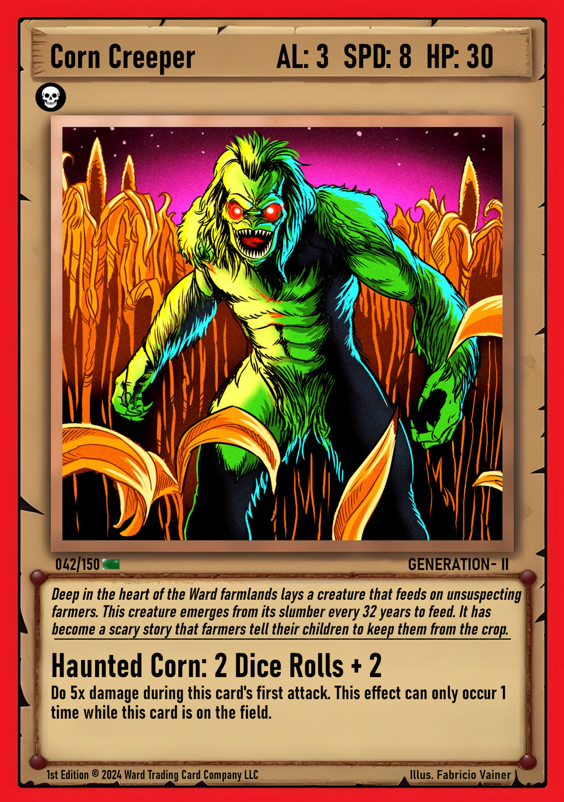 042 Corn Creeper FOIL - Uncommon