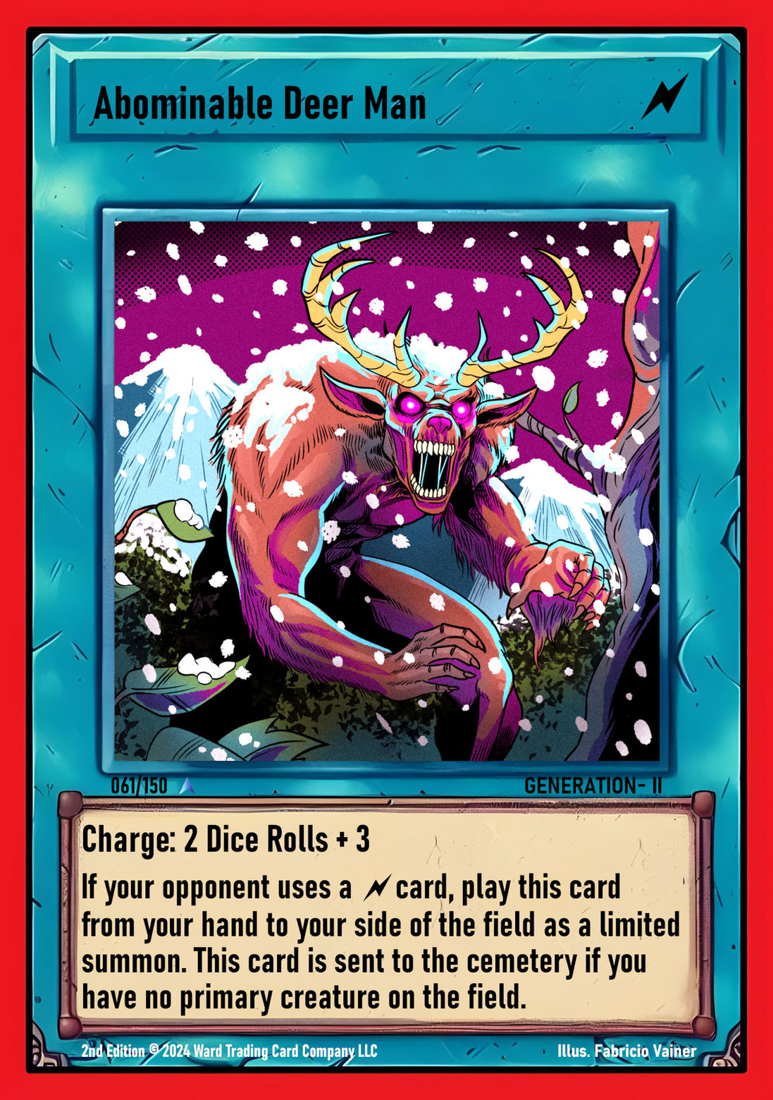 061 Abominable Deer Man - Rare
