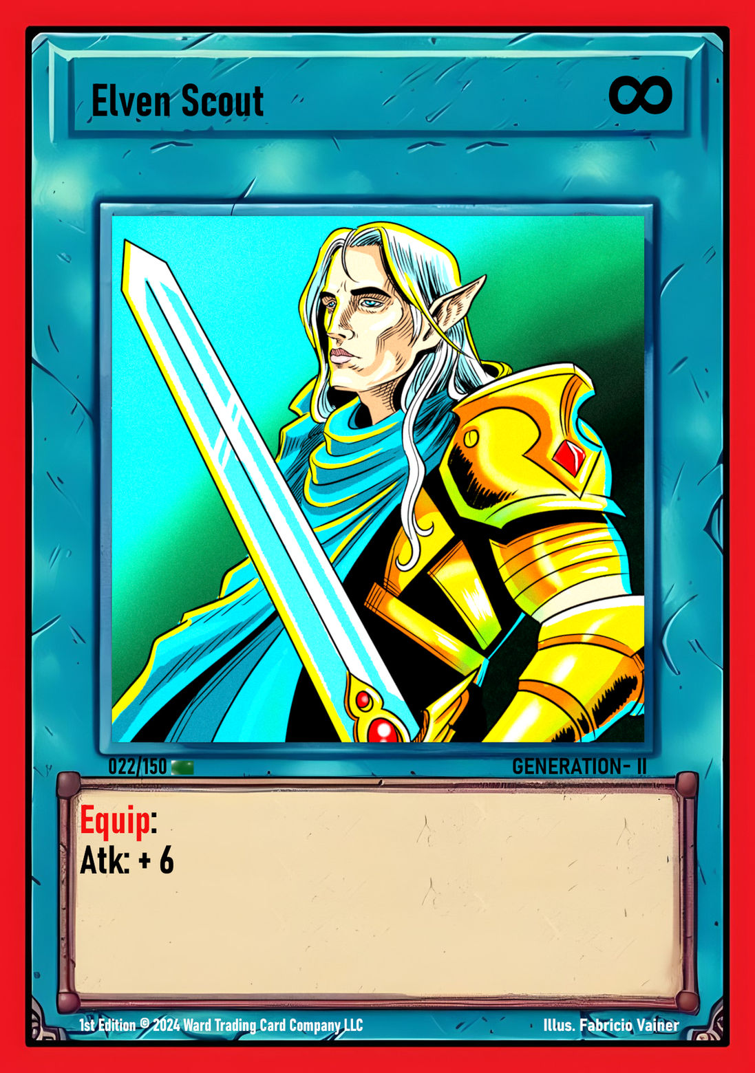 022 Elven Scout FOIL - Uncommon