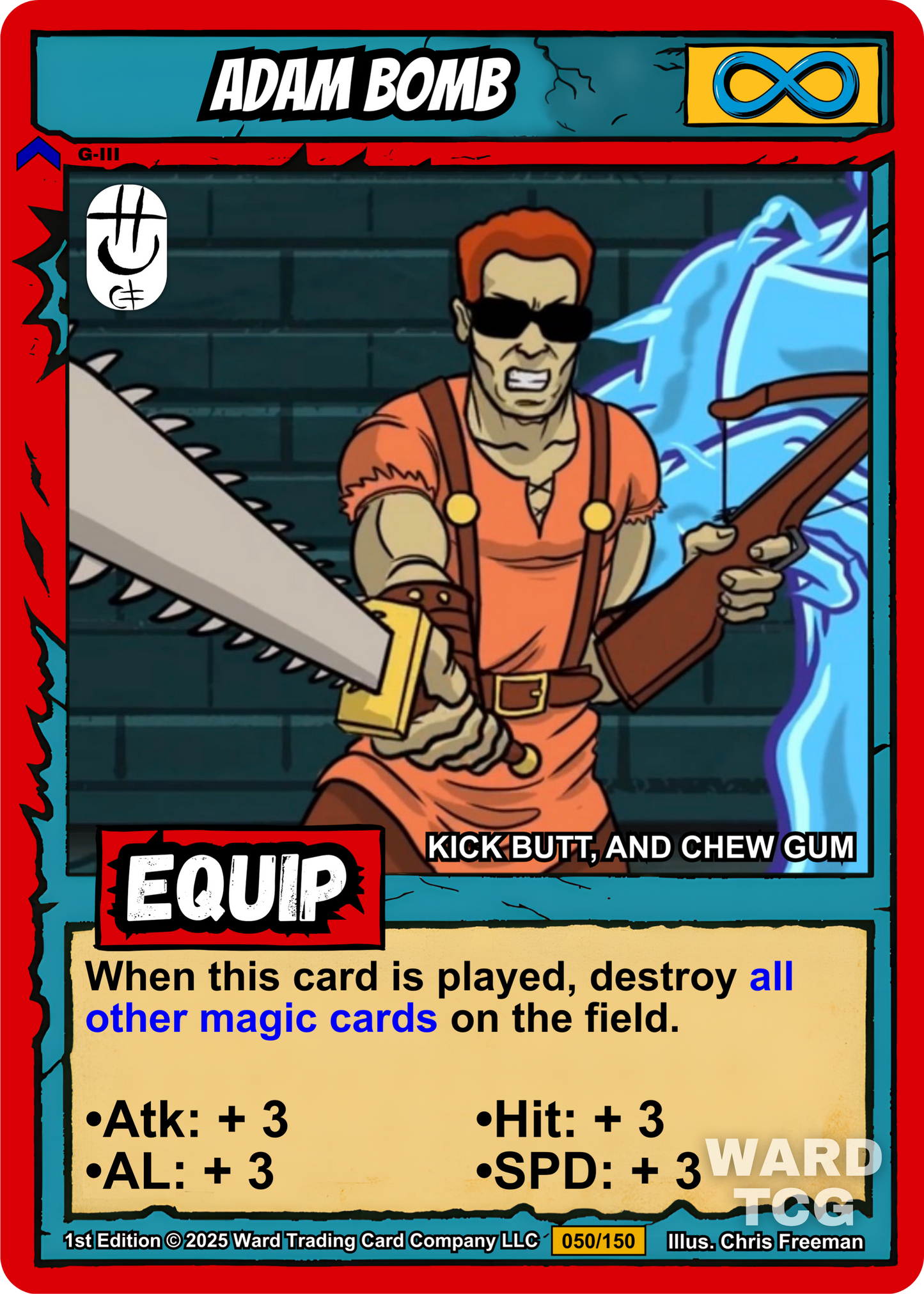 050 Adam Bomb Alt Art - Rare