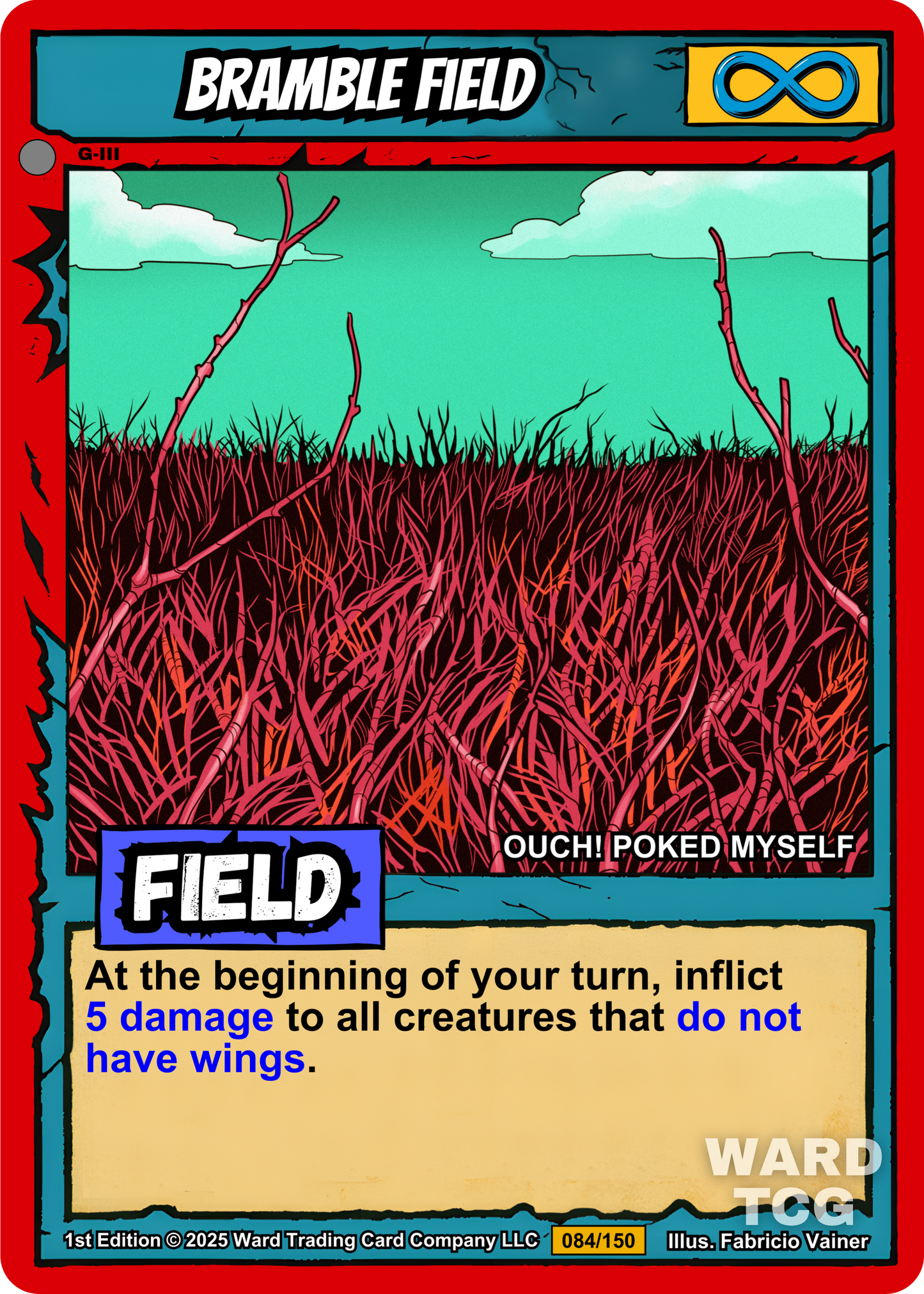 084 Bramble Field FOIL - Common