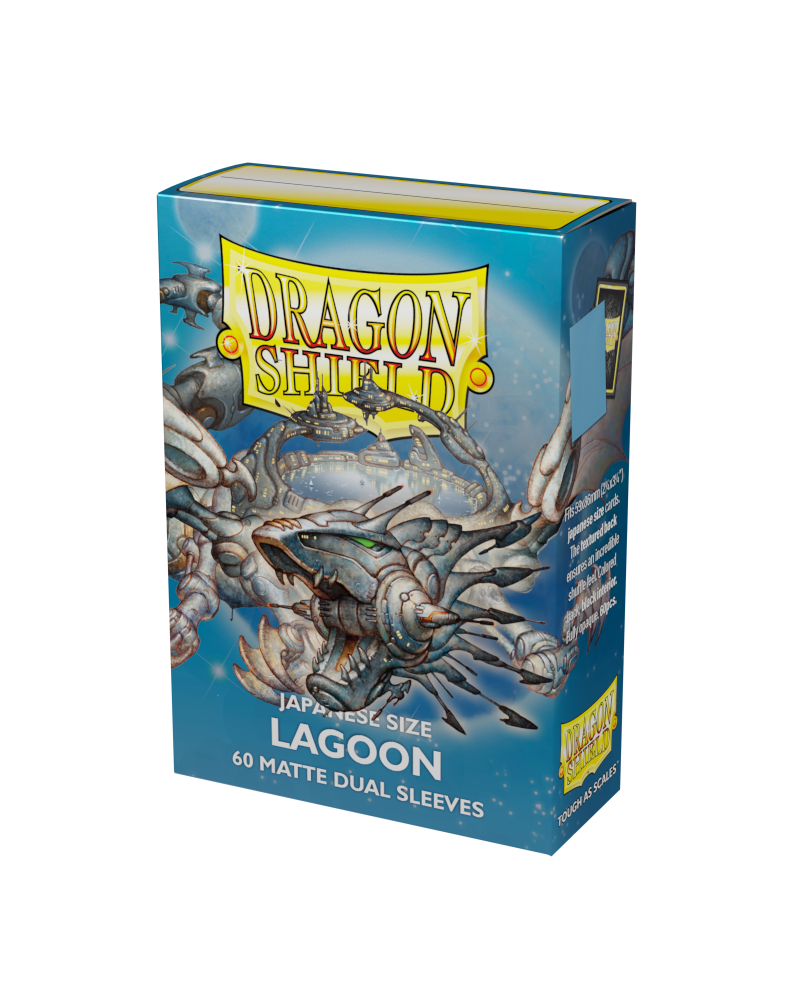 Dragon Shield Dual Matte Japanese Size - Lagoon (60 ct.)