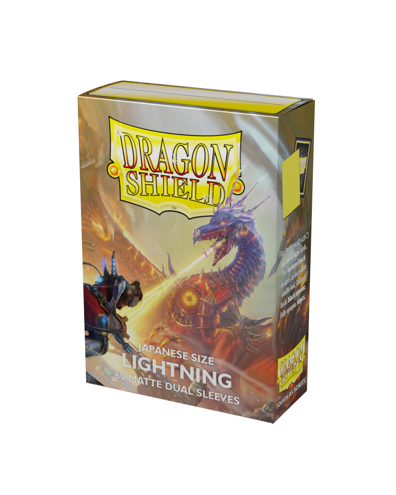 Dragon Shield Dual Matte Japanese Size - Lightning (60 ct.)