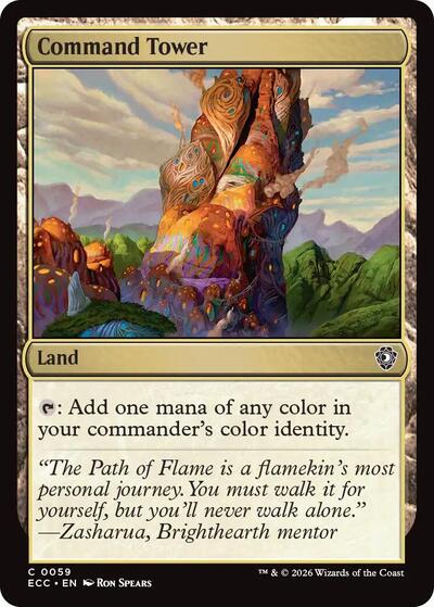 Command Tower (0059) (Commander: Lorwyn Eclipsed) Light Play