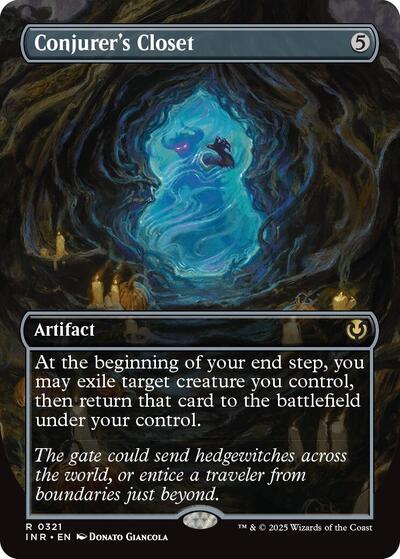 Conjurer's Closet (Borderless) (Innistrad Remastered) Light Play