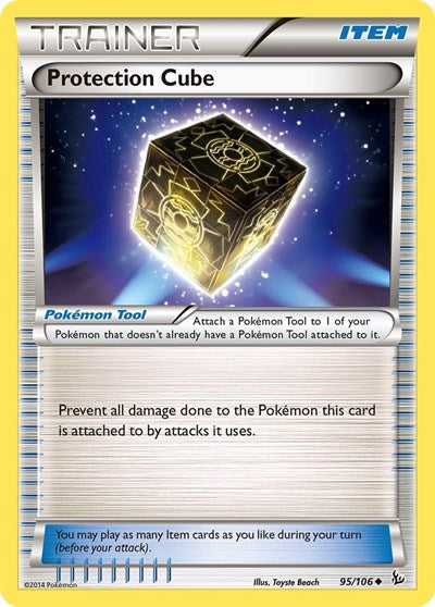 Protection Cube (XY - Flashfire) Damaged / Poor