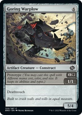 Goring Warplow (The Brothers' War) Light Play Foil