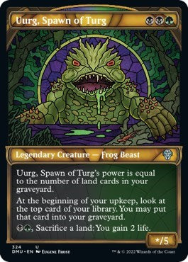Uurg, Spawn of Turg (Showcase) (Dominaria United) Light Play