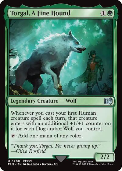 Torgal, A Fine Hound (Universes Beyond: FINAL FANTASY) Light Play