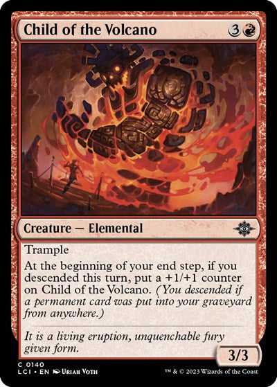 Child of the Volcano (The Lost Caverns of Ixalan) Light Play