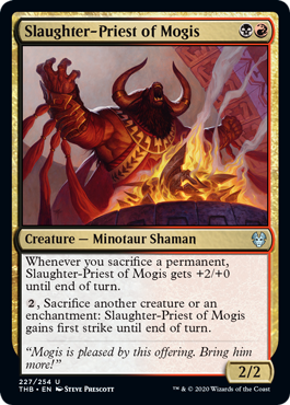 Slaughter-Priest of Mogis (Theros Beyond Death) Light Play Foil