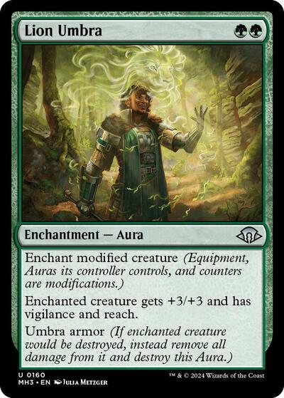 Lion Umbra (Modern Horizons 3) Light Play Foil