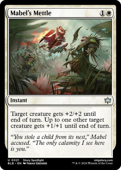 Mabel's Mettle (Bloomburrow) Light Play
