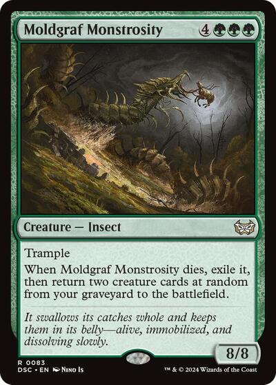 Moldgraf Monstrosity (Commander: Duskmourn: House of Horror) Light Play