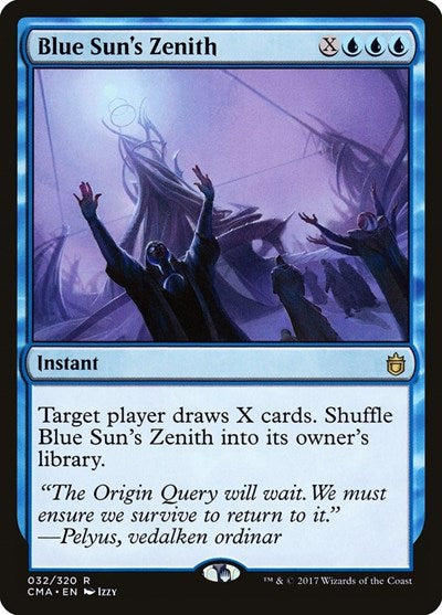 Blue Sun's Zenith (Commander Anthology) Light Play
