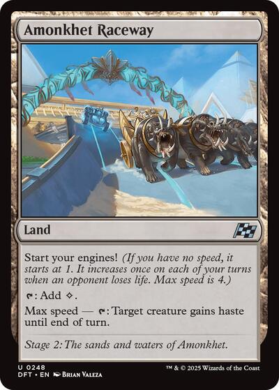 Amonkhet Raceway (Aetherdrift) Light Play Foil