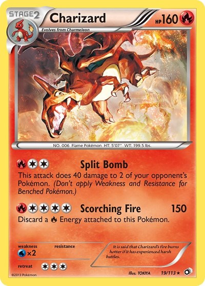 Charizard (Legendary Treasures) Light Play Holofoil