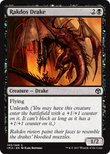 Rakdos Drake (Iconic Masters) Light Play