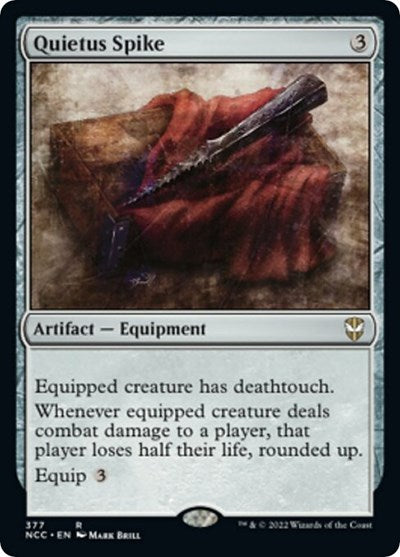Quietus Spike (Commander: Streets of New Capenna) Light Play
