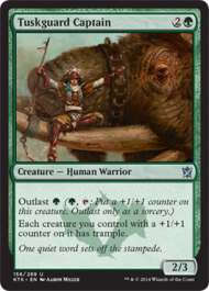 Tuskguard Captain (Khans of Tarkir) Light Play