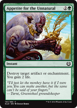 Appetite for the Unnatural (Kaladesh) Light Play