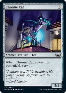 Chrome Cat (Streets of New Capenna) Light Play