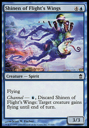Shinen of Flight's Wings (Saviors of Kamigawa) Medium Play