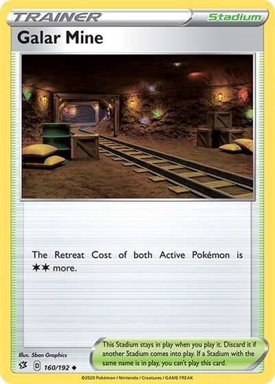 Galar Mine (SWSH02: Rebel Clash) Light Play Reverse Holofoil