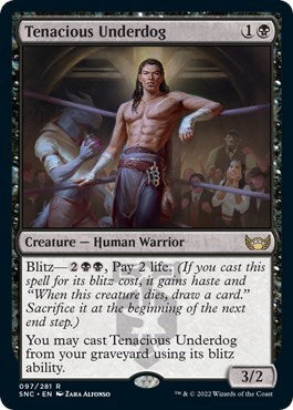 Tenacious Underdog (Streets of New Capenna) Light Play