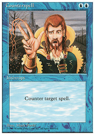 Counterspell (4th Edition) Damaged / Poor
