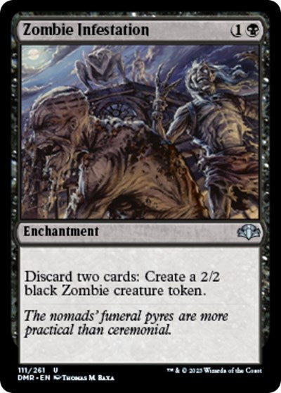Zombie Infestation (Dominaria Remastered) Light Play
