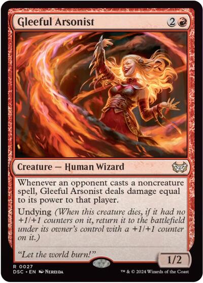 Gleeful Arsonist (Commander: Duskmourn: House of Horror) Near Mint