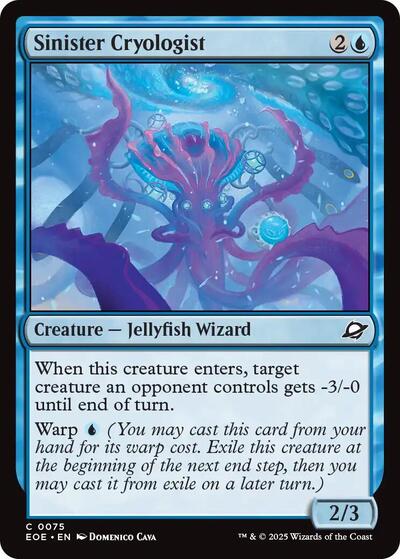 Sinister Cryologist (Edge of Eternities) Light Play