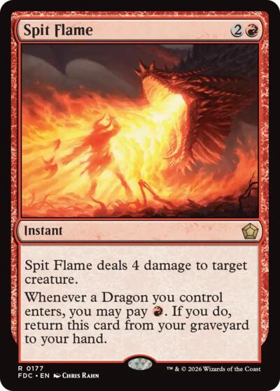 Spit Flame (Commander: Foundations) Light Play