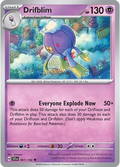 Drifblim (SV07: Stellar Crown) Light Play