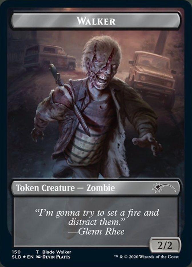 Walker Token 150 (Secret Lair) Near Mint Foil