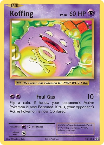 Koffing (XY - Evolutions) Light Play