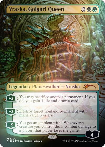 Vraska, Golgari Queen (1702) (Rainbow Foil) (Secret Lair) Near Mint Foil
