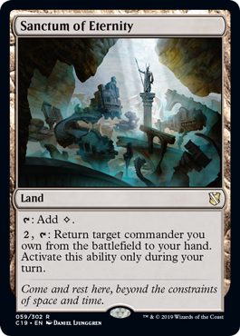 Sanctum of Eternity (Commander 2019) Light Play