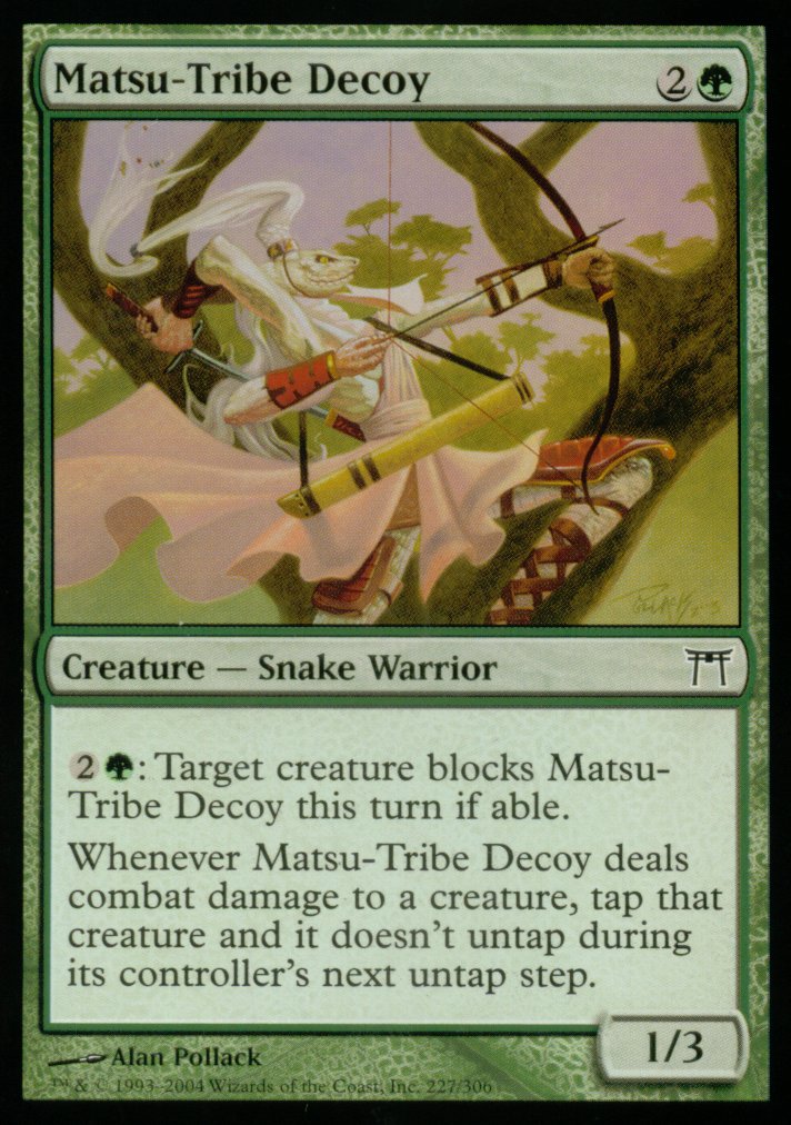 Matsu-Tribe Decoy (Champions of Kamigawa) Medium Play