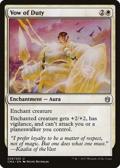 Vow of Duty (Commander Anthology) Light Play